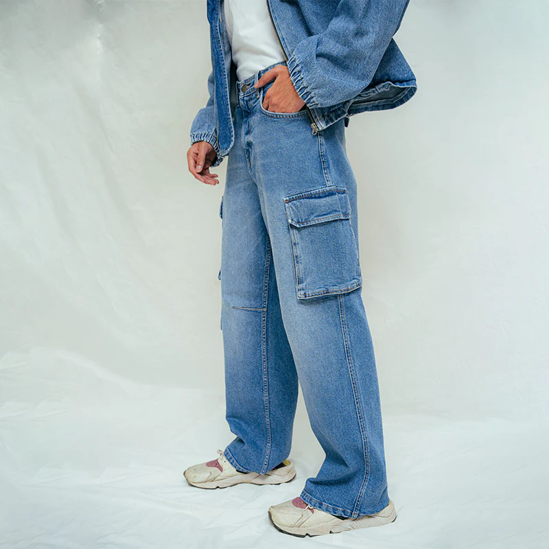 Denim Cargo Pant